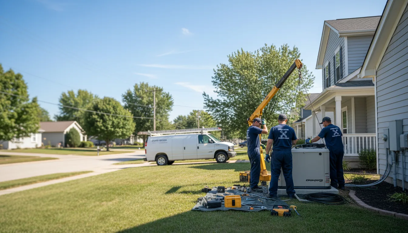 Generator Installation in Chappell Hill, TX near me